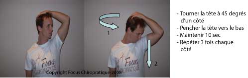 Étirement de l'élévateur de l'omoplate